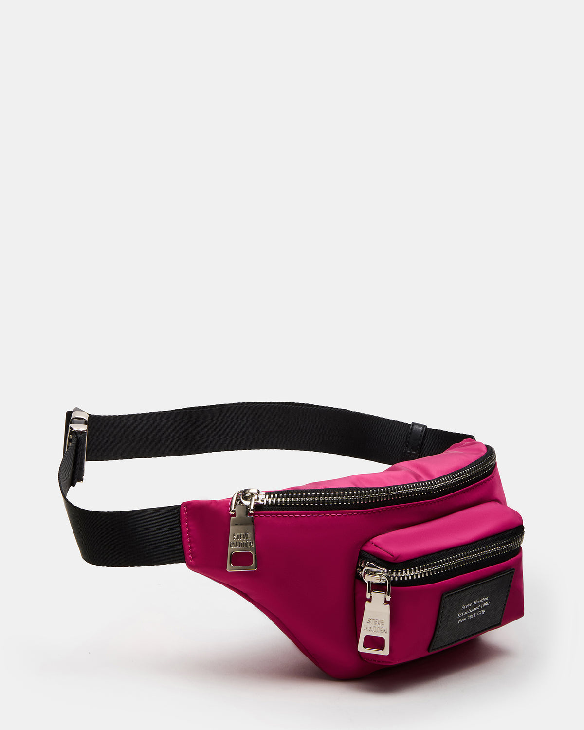 REMIX Fuchsia Women's Sporty Belt Handbag | Steve Madden Classic