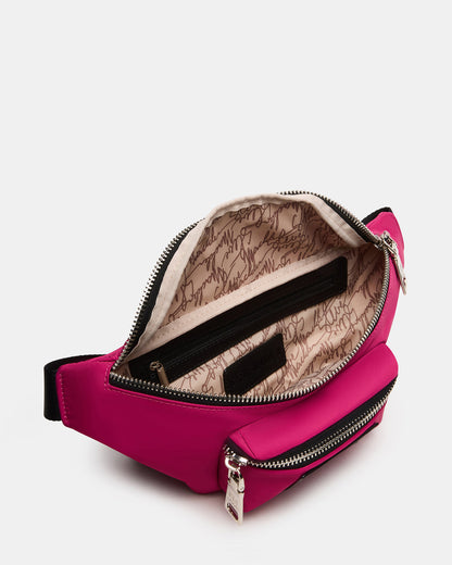 REMIX Fuchsia Women's Sporty Belt Handbag | Steve Madden Classic