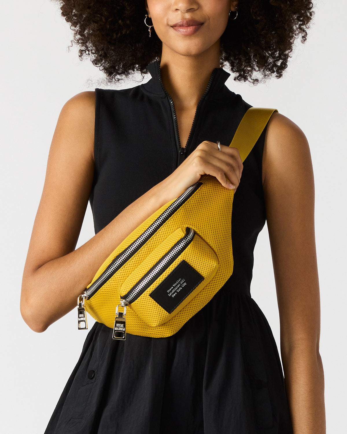 VERDICT Yellow Women's Sporty Belt Handbag | Steve Madden Featured