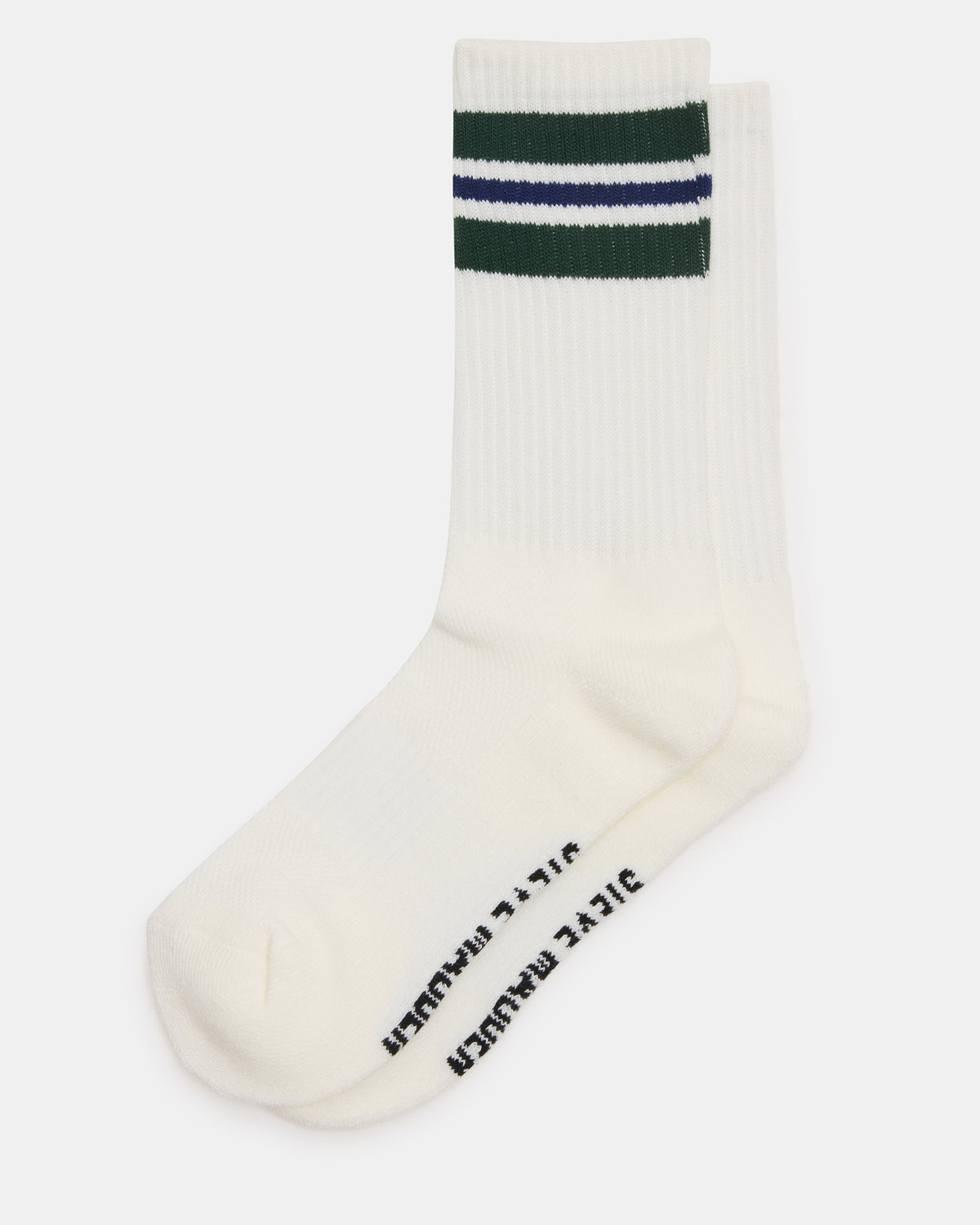 WYNN 2 PACK STRIPE ATHLEISURE SOCKS Egret Women's Stripe Athletic Socks | Steve Madden Featured