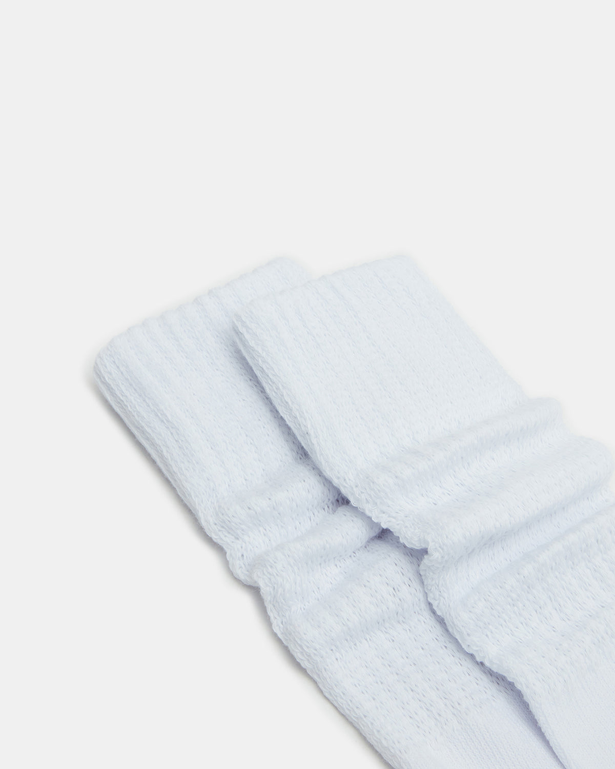 2 PACK SLOUCHY CREW SOCKS WHITE Scrunch Socks | Steve Madden Customer Favorite