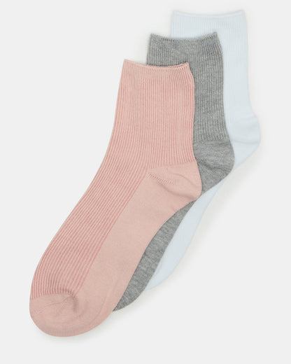 3 Pack Women's Anklet Socks | Steve Madden Trending