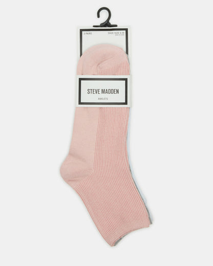 3 Pack Women's Anklet Socks | Steve Madden Trending