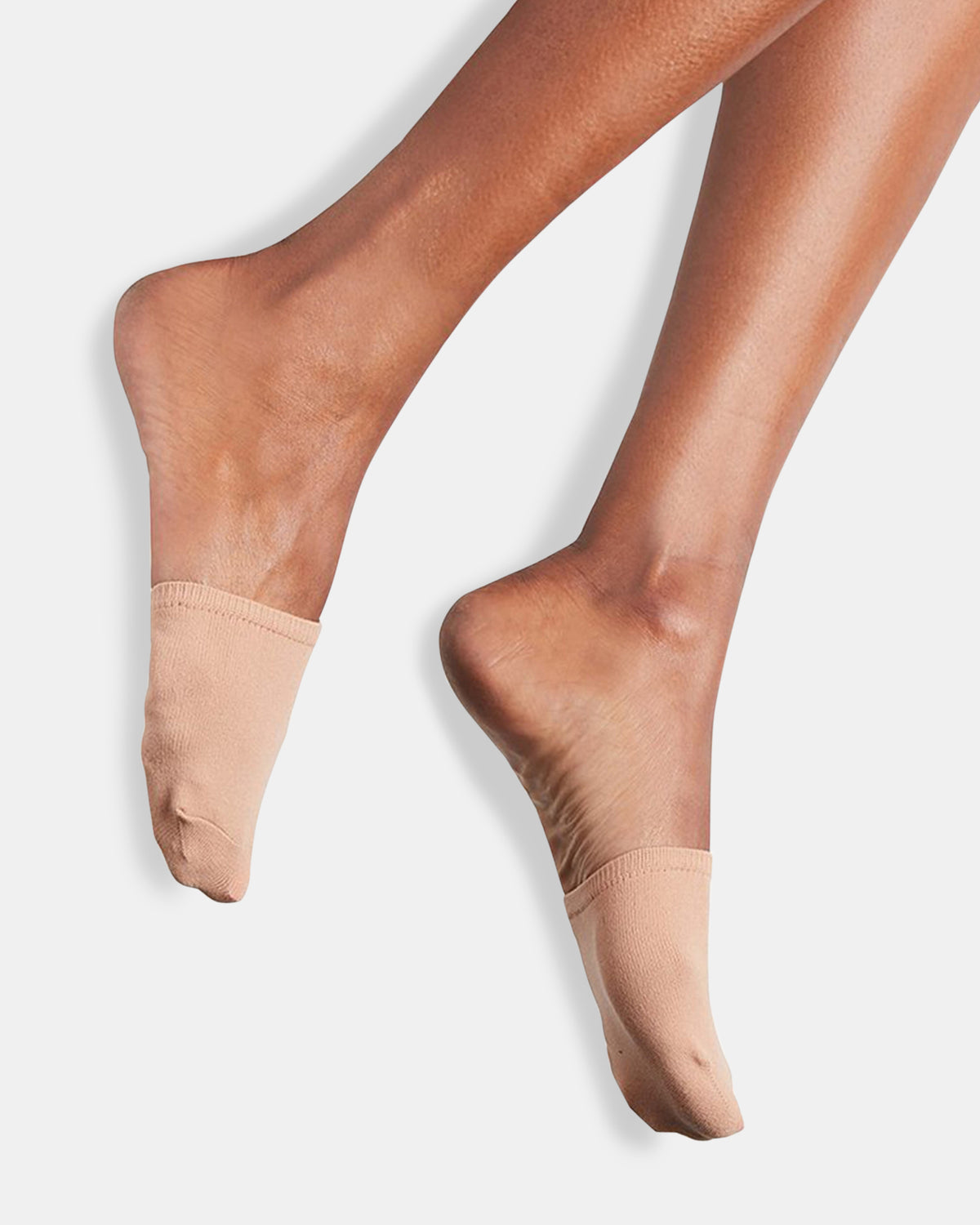 CAP TOE Black/Tan Open Back Shoe Socks | Steve Madden Value