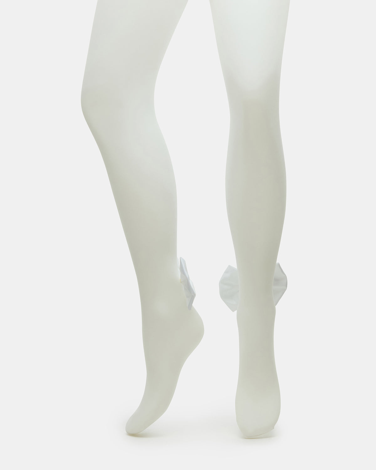 BRIDAL BOW TIGHTS Sheer White Women's Footed Tights | Steve Madden Deals