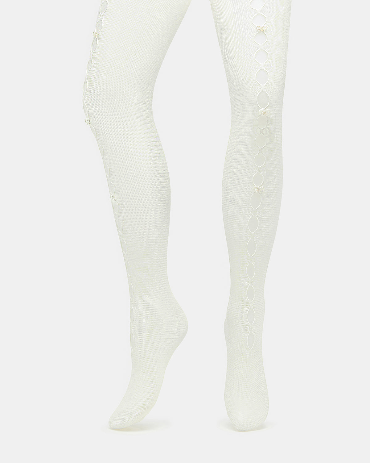FISHNET Pearl Off-White Women's Footed Tights | Steve Madden Great Value