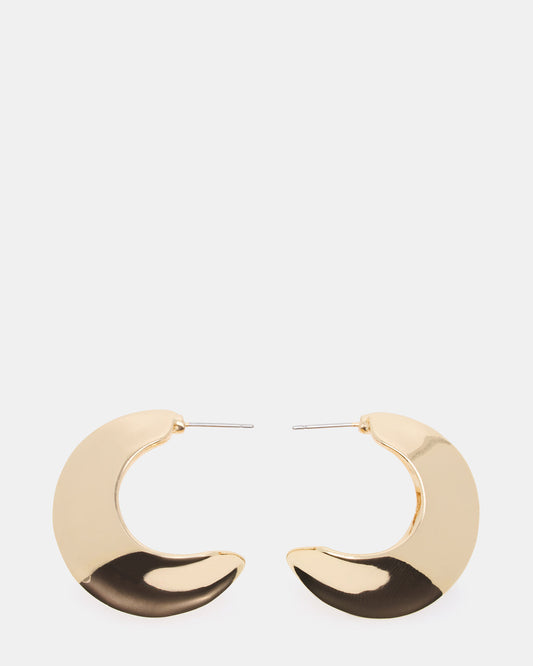 CRESCENT EARRINGS GOLD Women's Earrings | Steve Madden New