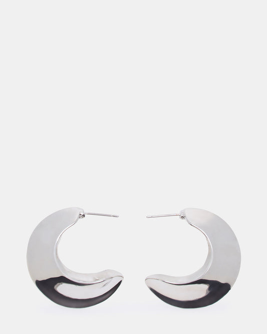 CRESCENT EARRINGS SILVER Women's Earrings | Steve Madden Recommended
