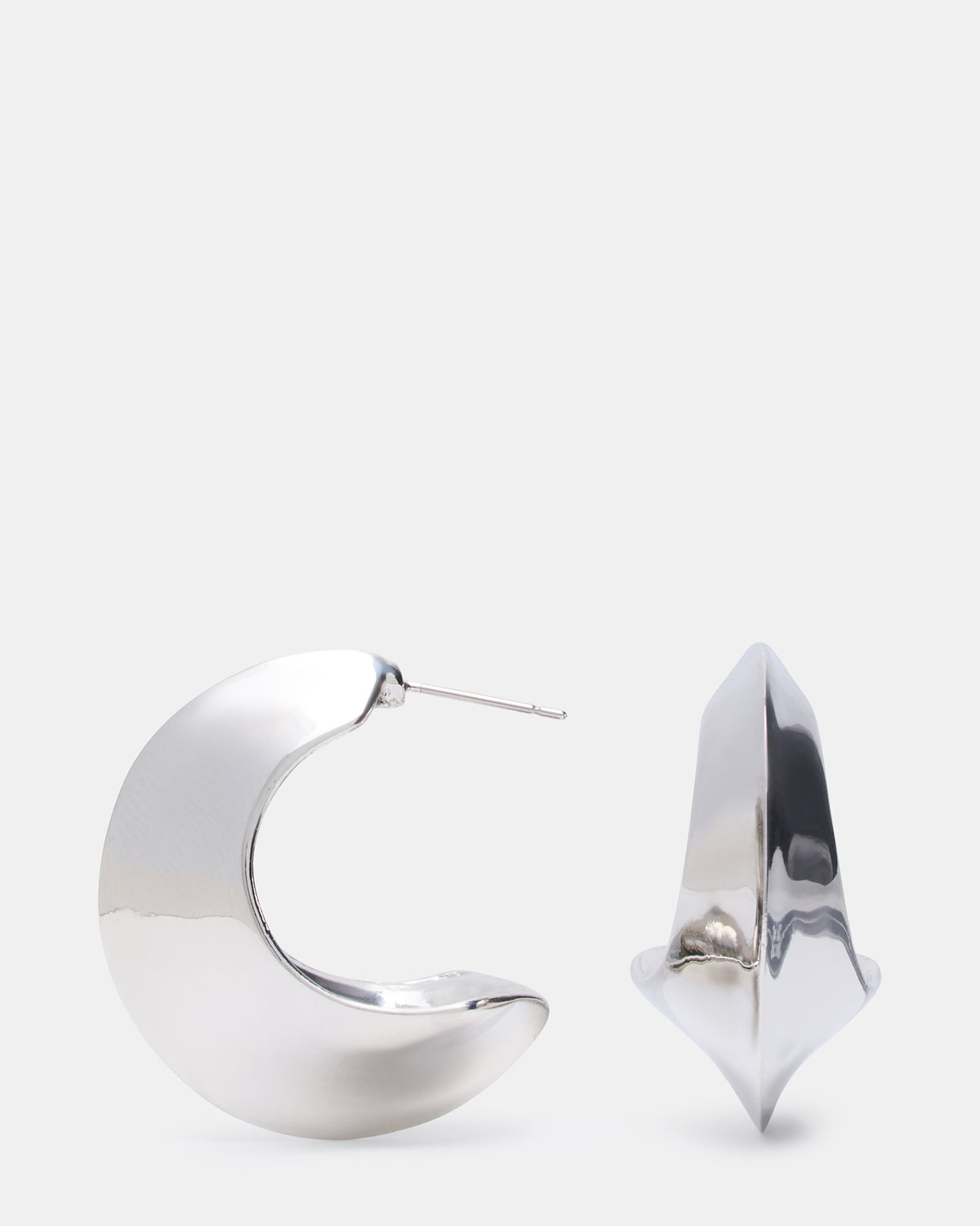CRESCENT EARRINGS SILVER Women's Earrings | Steve Madden Recommended