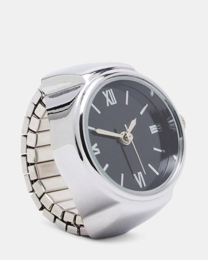 WATCH RING Black Women's Accessories | Steve Madden Smart Buy