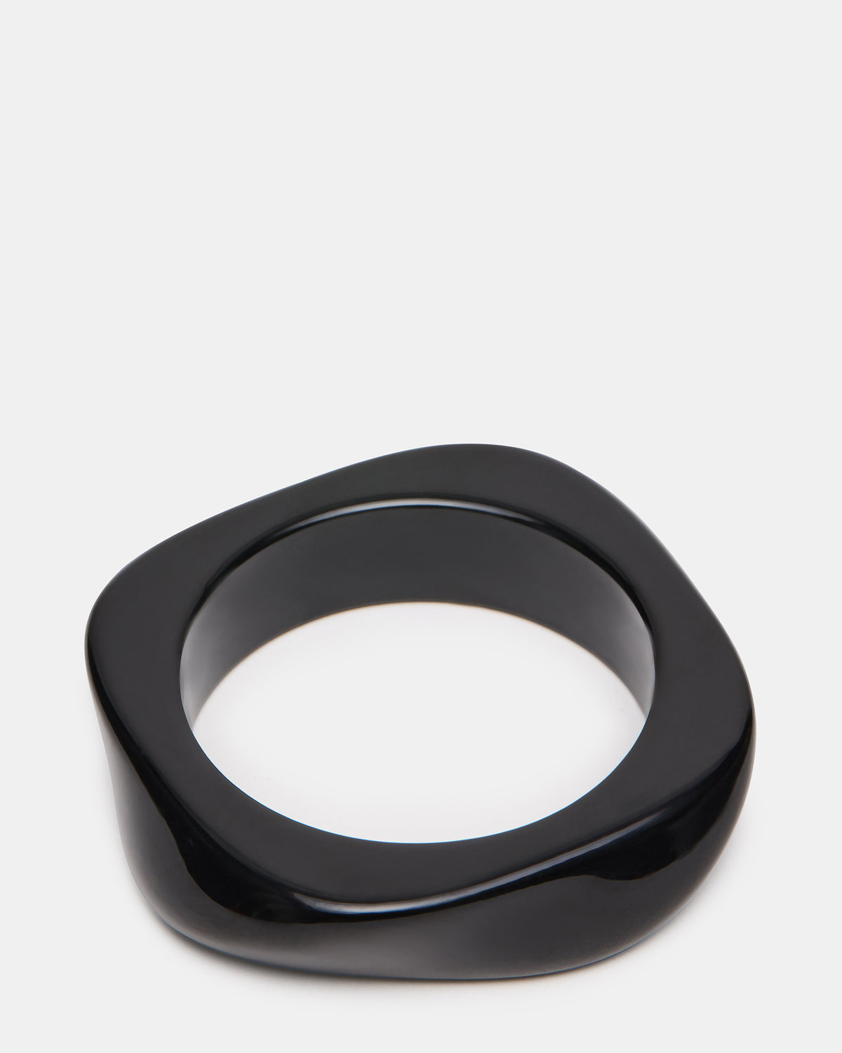 CURVED RETRO BRACELET Black Women's Bangle Bracelet | Steve Madden Trending