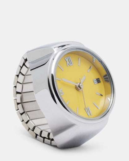 WATCH RING Yellow | Women's Accessories | Steve Madden Recommended
