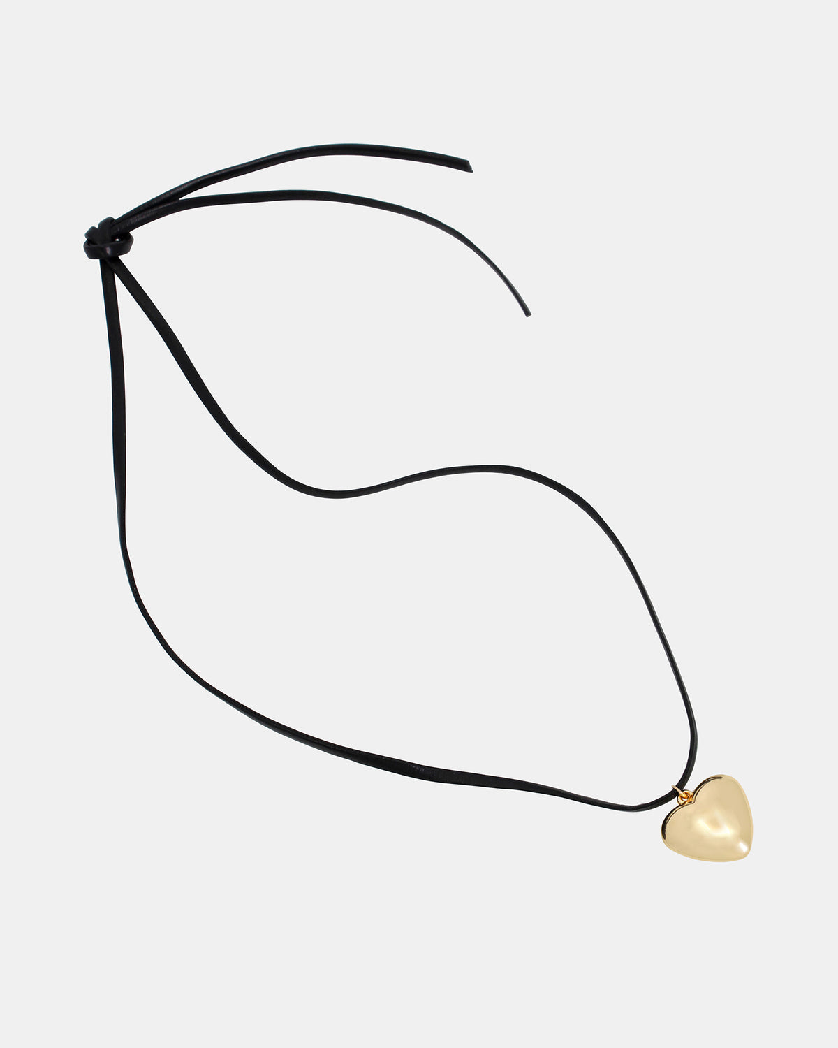 PUFFY HEART CHOKER Gold | Women's Heart Shaped Necklace | Steve Madden Best Price