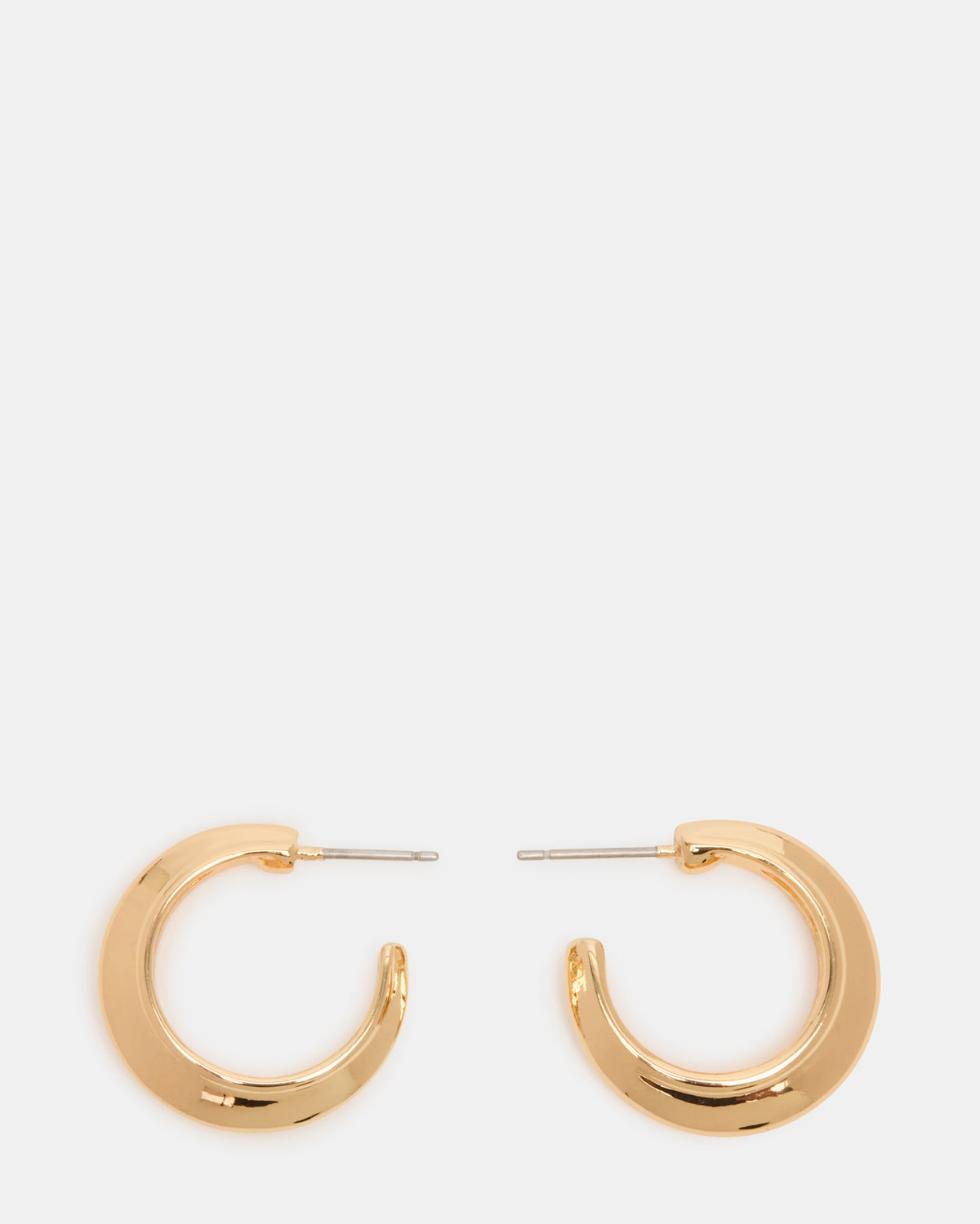 SMALL HOOP EARRINGS GOLD Women's Chubby Small Hoop Earrings | Steve Madden Signature