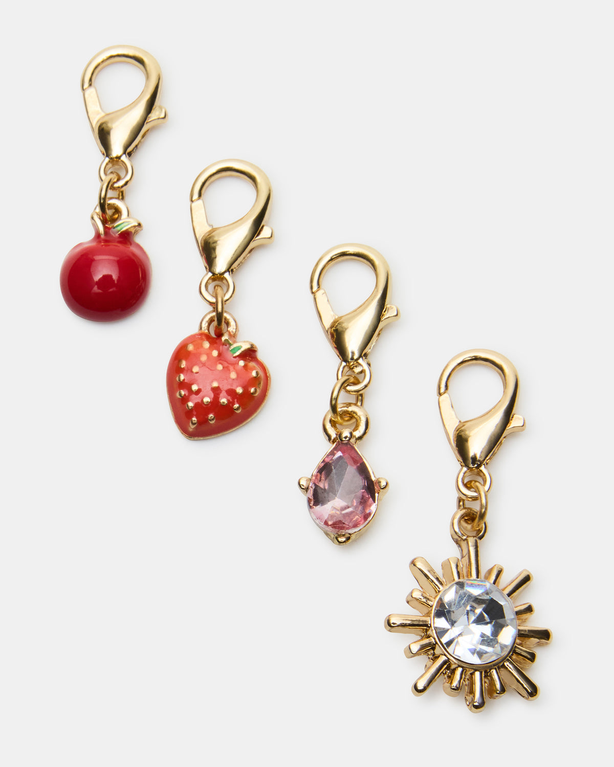 CHERRY CHARM ANKLET SET Women's Cherry Chain Multi Anklet Set | Steve Madden Special Offer