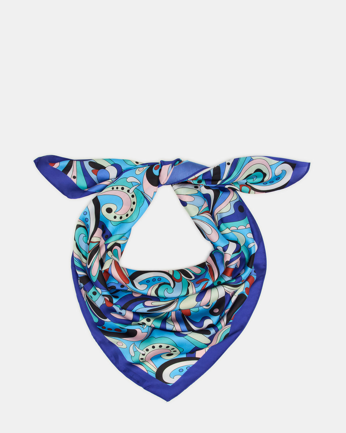 BLUE PRINTED SCARF Women's Resort Scarf | Steve Madden Best Seller