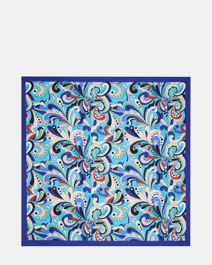 BLUE PRINTED SCARF Women's Resort Scarf | Steve Madden Best Seller