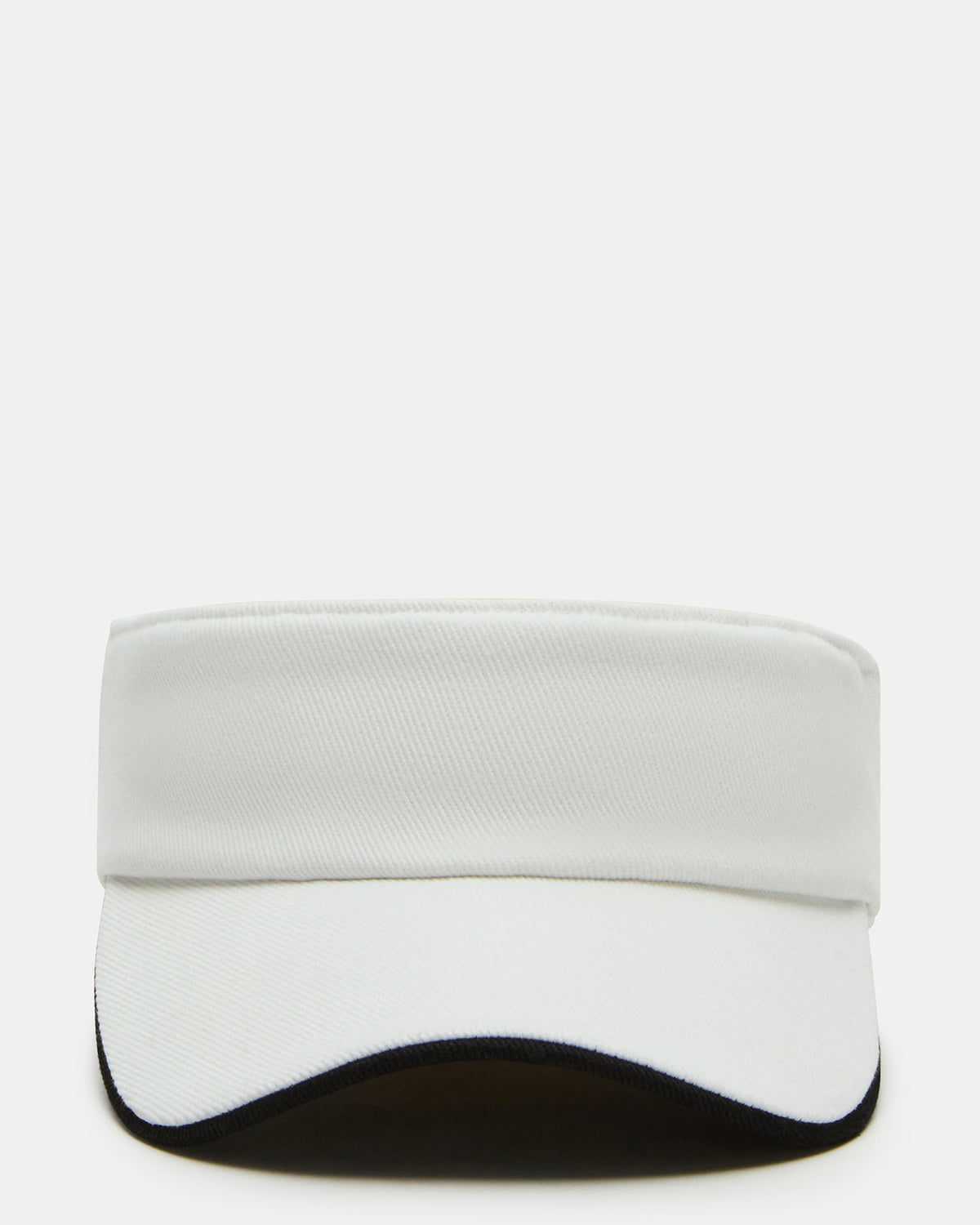 EMBROIDERED White Women's Visor Cap | Steve Madden Smart Buy
