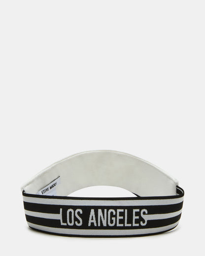 EMBROIDERED White Women's Visor Cap | Steve Madden Smart Buy