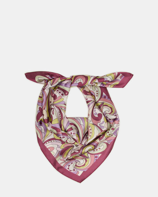 LAVENDER PRINTED SCARF Women's Resort Scarf | Steve Madden Great Value