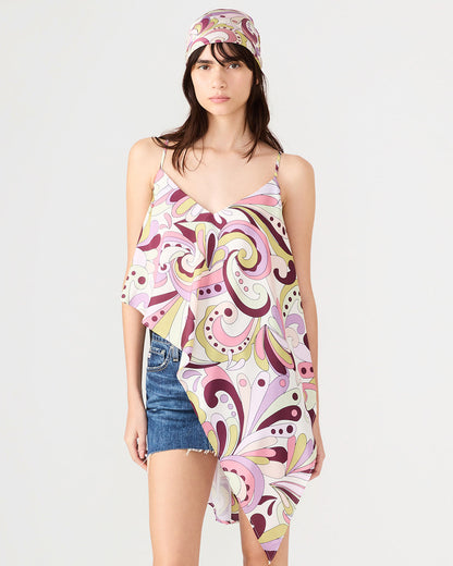 LAVENDER PRINTED SCARF Women's Resort Scarf | Steve Madden Great Value