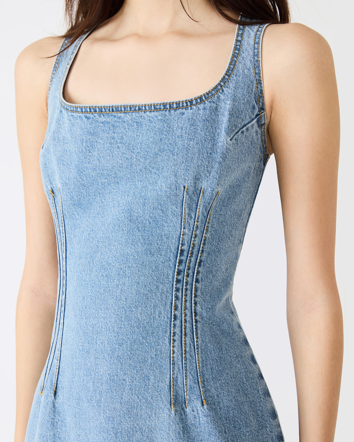 NOELLE Forever Blue Denim Mini Women's Dress | Steve Madden Top Pick