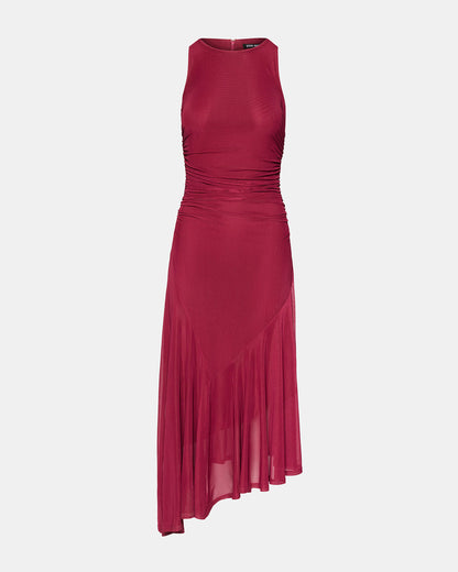 LANEY Red Women's Sleeveless Flowy Dress | Steve Madden Quality