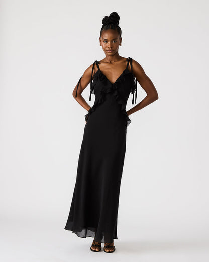 ADALINA Black Women's Maxi Dress | Steve Madden Great Value