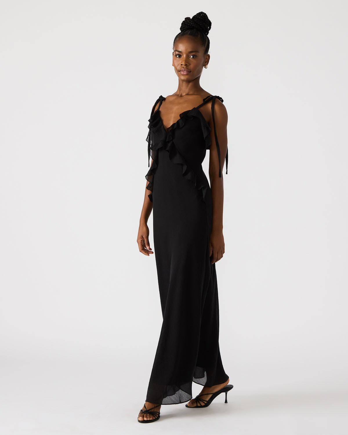 ADALINA Black Women's Maxi Dress | Steve Madden Great Value