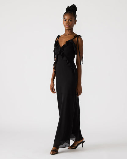 ADALINA Black Women's Maxi Dress | Steve Madden Great Value