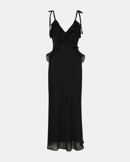 ADALINA Black Women's Maxi Dress | Steve Madden Great Value