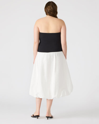 OLIVER Dress Smoke Strapless Midi Bubble Dress | Women's Dresses | Steve Madden Discount