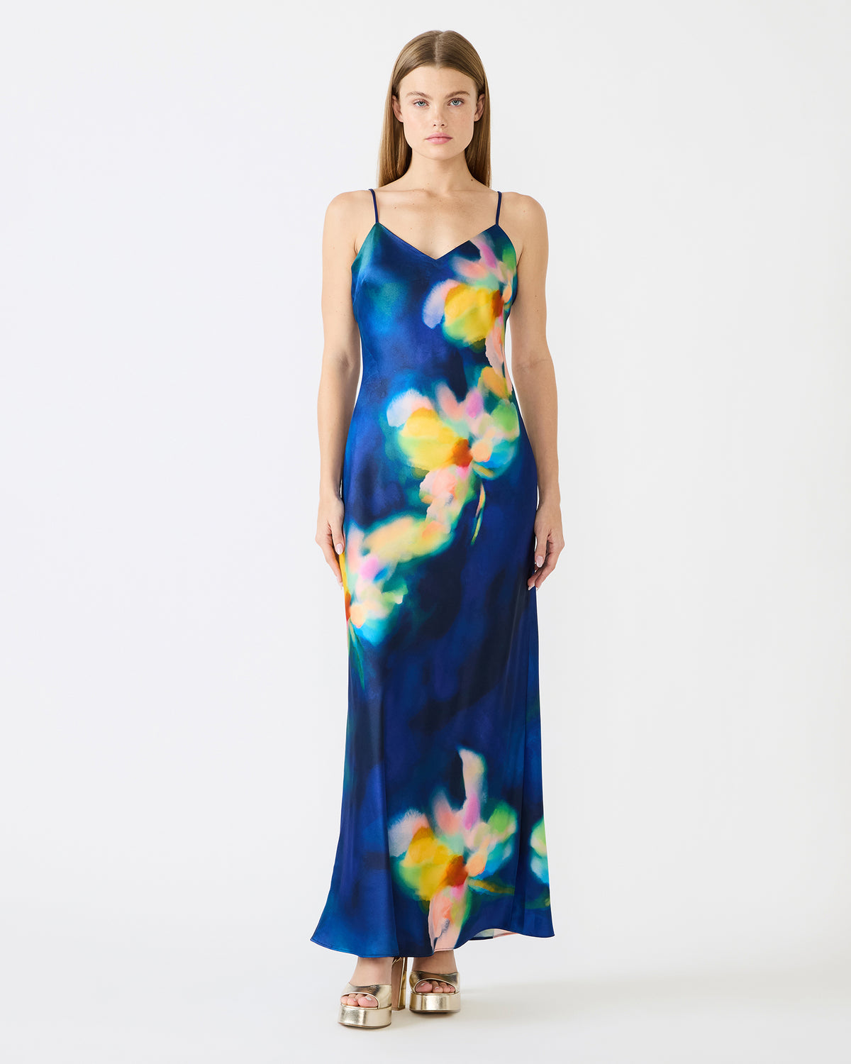ATARA Rosewater Floral Print Maxi Women's Dress | Steve Madden Recommended