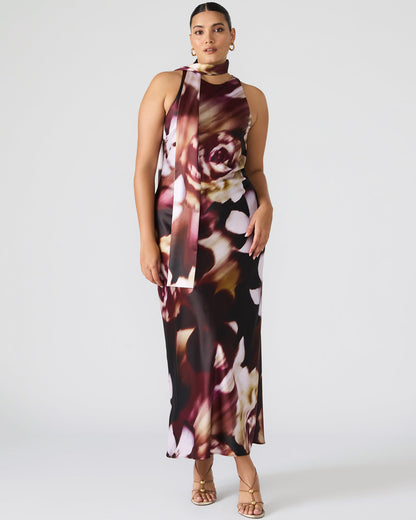 JAIDAN Mesa Rose Maxi Floral Print Flowy Women's Dress | Steve Madden Special Offer