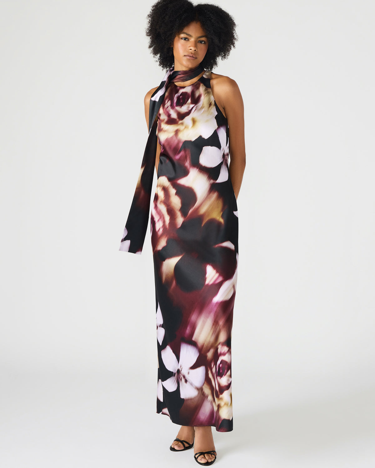 JAIDAN Mesa Rose Maxi Floral Print Flowy Women's Dress | Steve Madden Special Offer