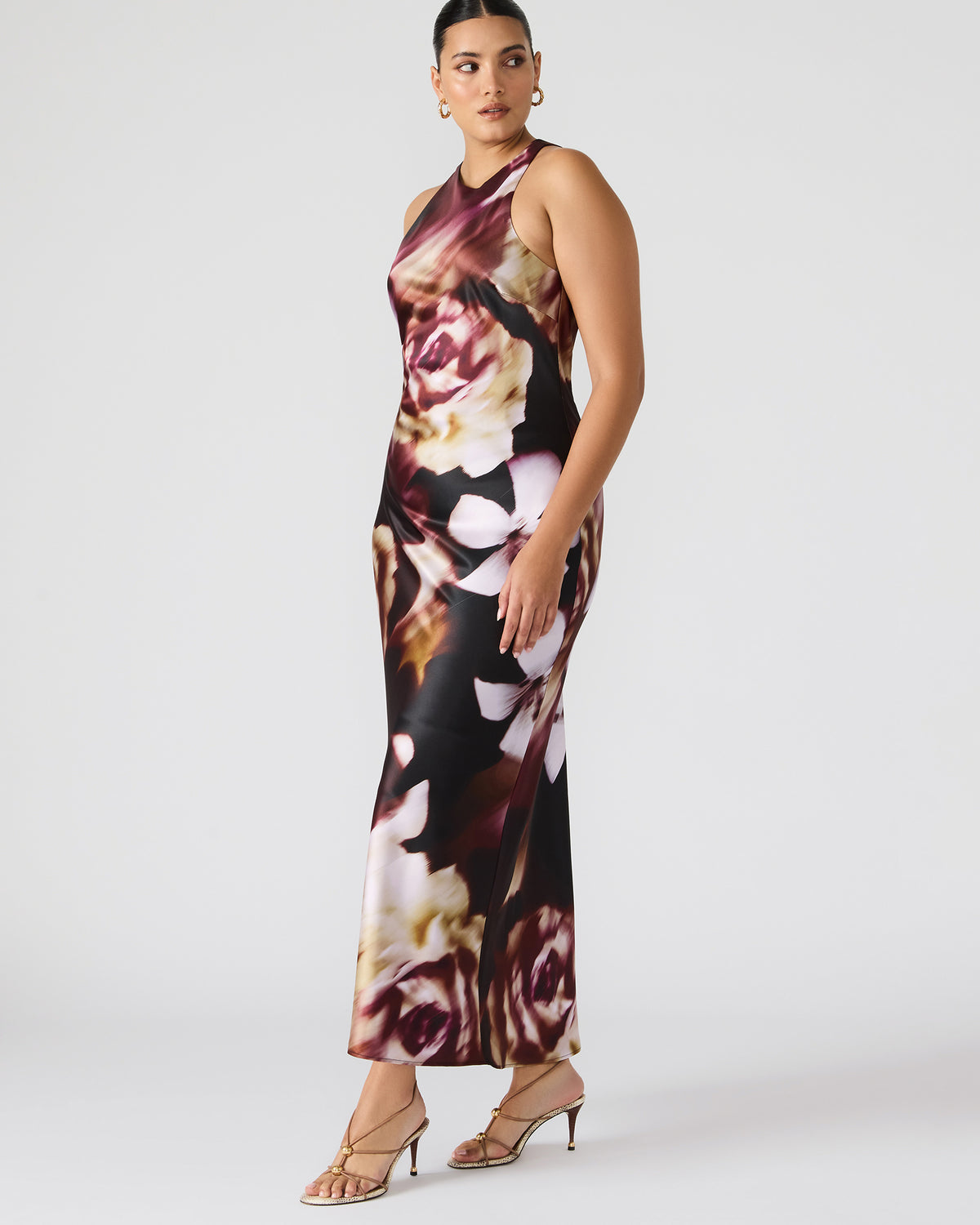 JAIDAN Mesa Rose Maxi Floral Print Flowy Women's Dress | Steve Madden Special Offer