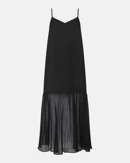 EMBER Black Flowy Sheer Maxi Women's Dress | Steve Madden Featured