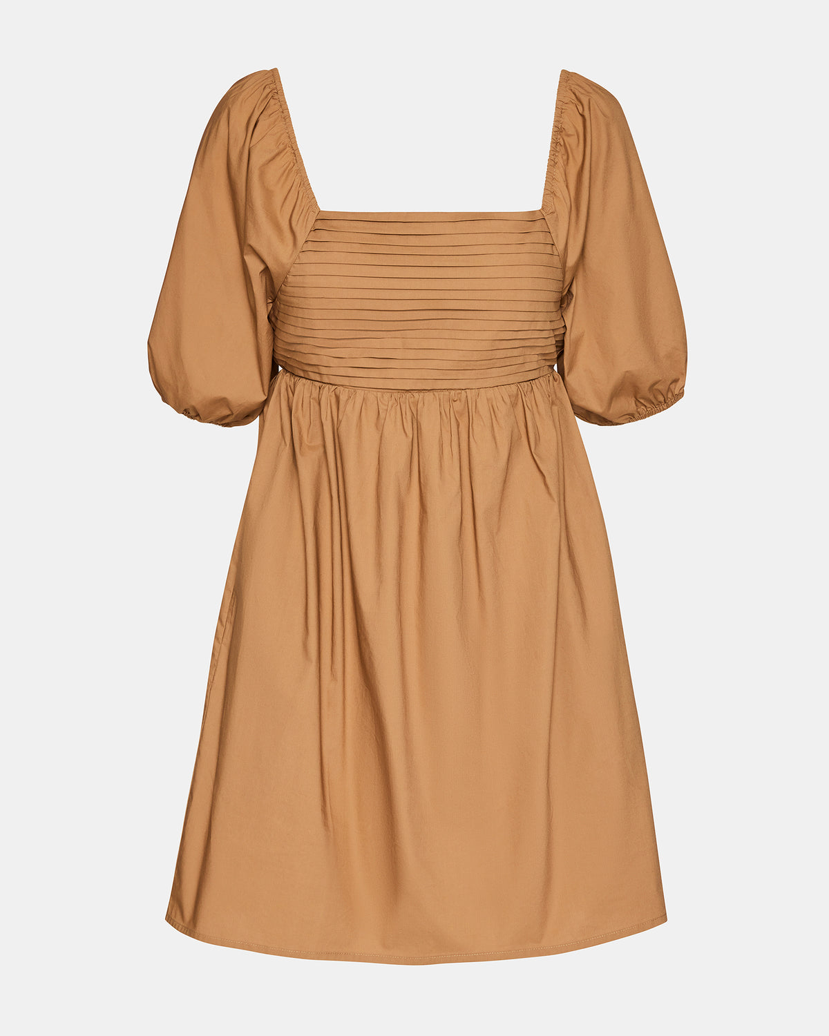 INARA Dress Beige | Women's Puff Sleeve Mini Dress | Steve Madden Popular