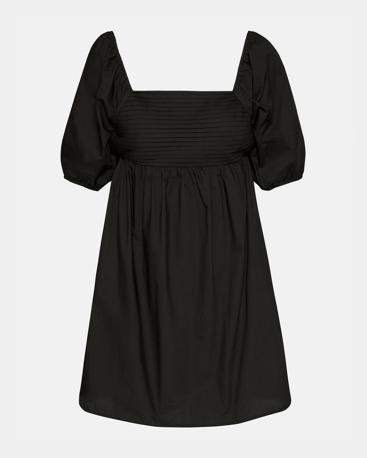 INARA Dress Black | Women's Puff Sleeve Mini Dress | Steve Madden Essential