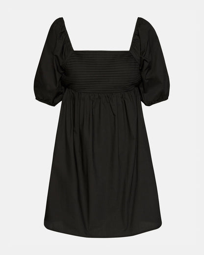 INARA Dress Black | Women's Puff Sleeve Mini Dress | Steve Madden Essential