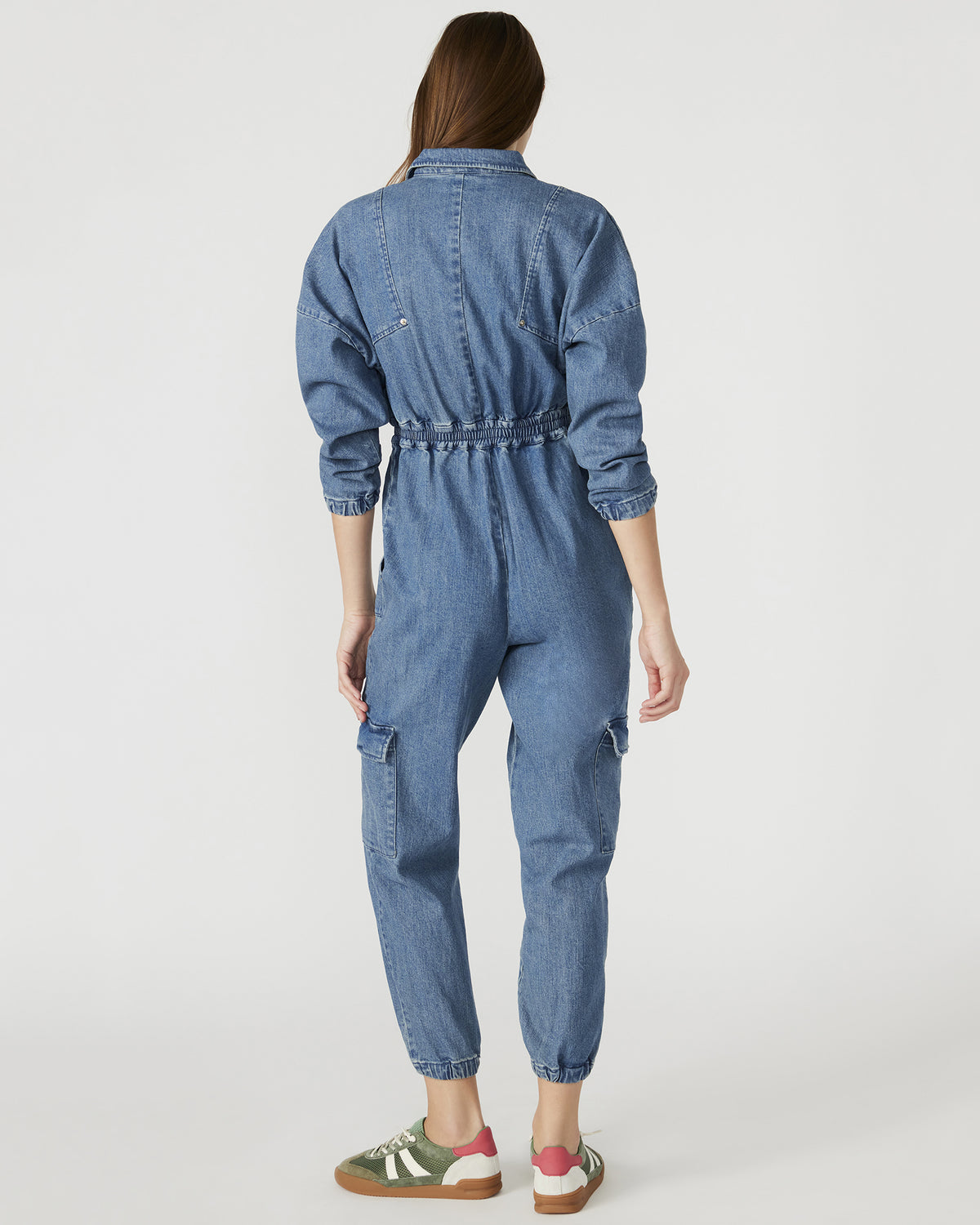 TRISTA Denim Women's Long-Sleeved Jumpsuit | Steve Madden Everyday