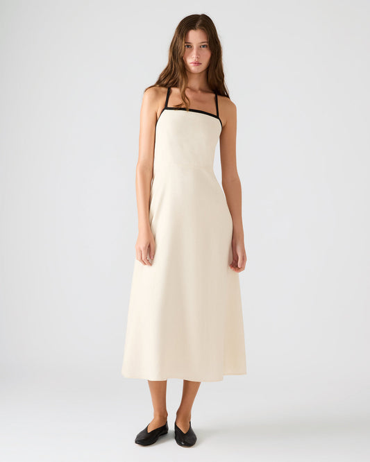 RIYAN Natural Women's Flowy Strappy Crossback Maxi Dress | Steve Madden Best Price