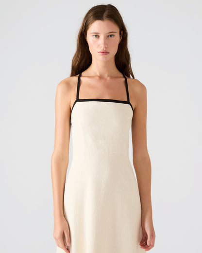 RIYAN Natural Women's Flowy Strappy Crossback Maxi Dress | Steve Madden Best Price