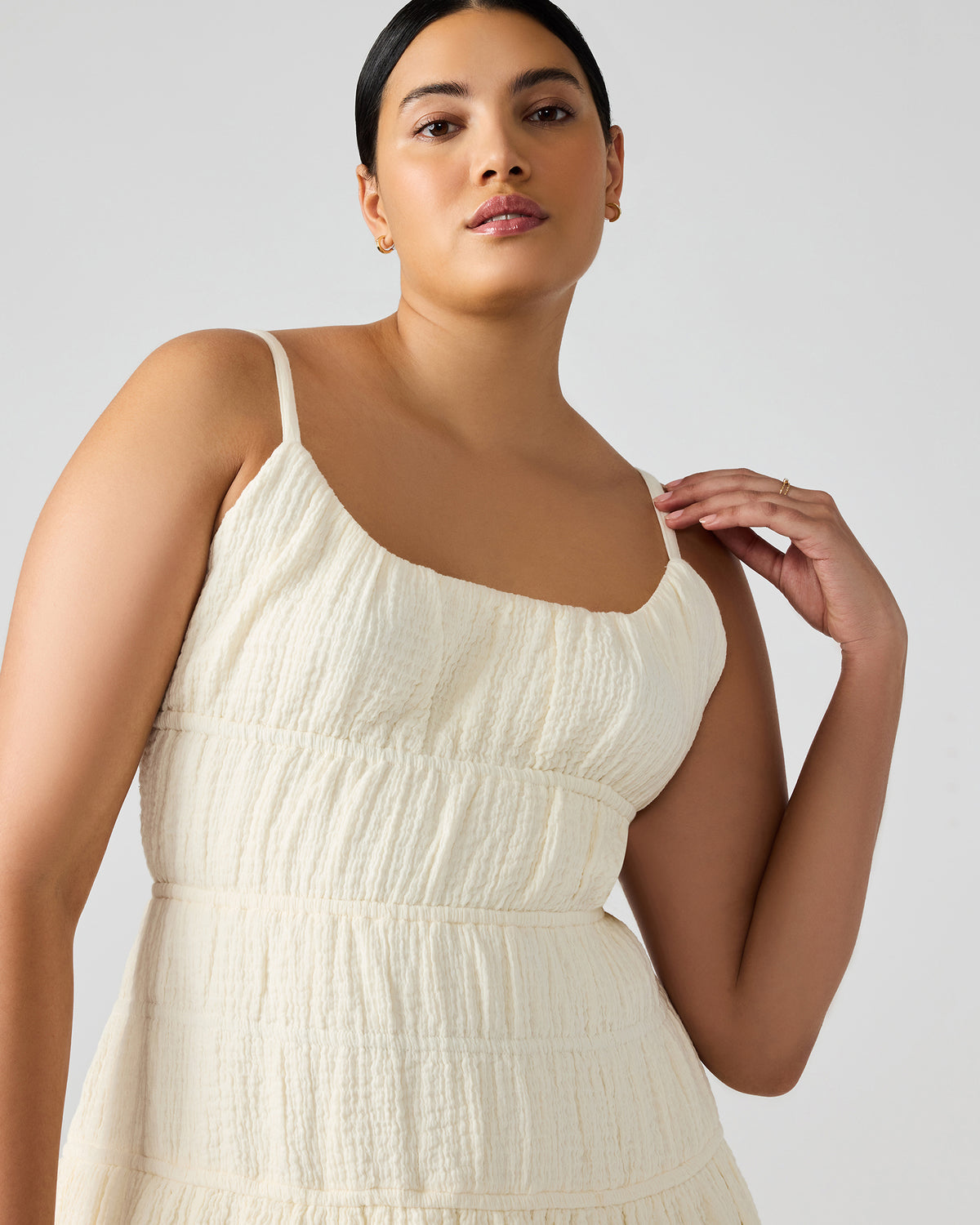 TOBY Ivory Maxi Flowy Bow Women's Dress | Steve Madden Popular