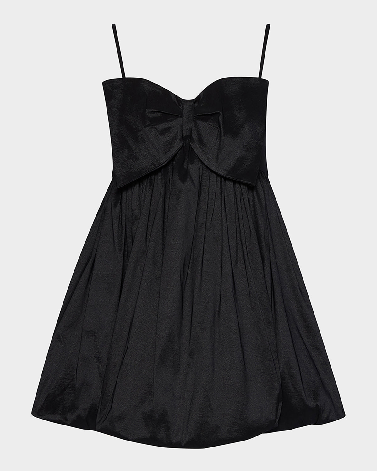 TOPANGA Dress Black | Women's Bow Front Bubble Dress | Steve Madden Essential