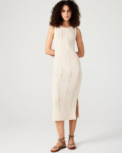 AMIRAH Sweater Dress Beige | Women's Knit Bodycon Dresses | Steve Madden Signature