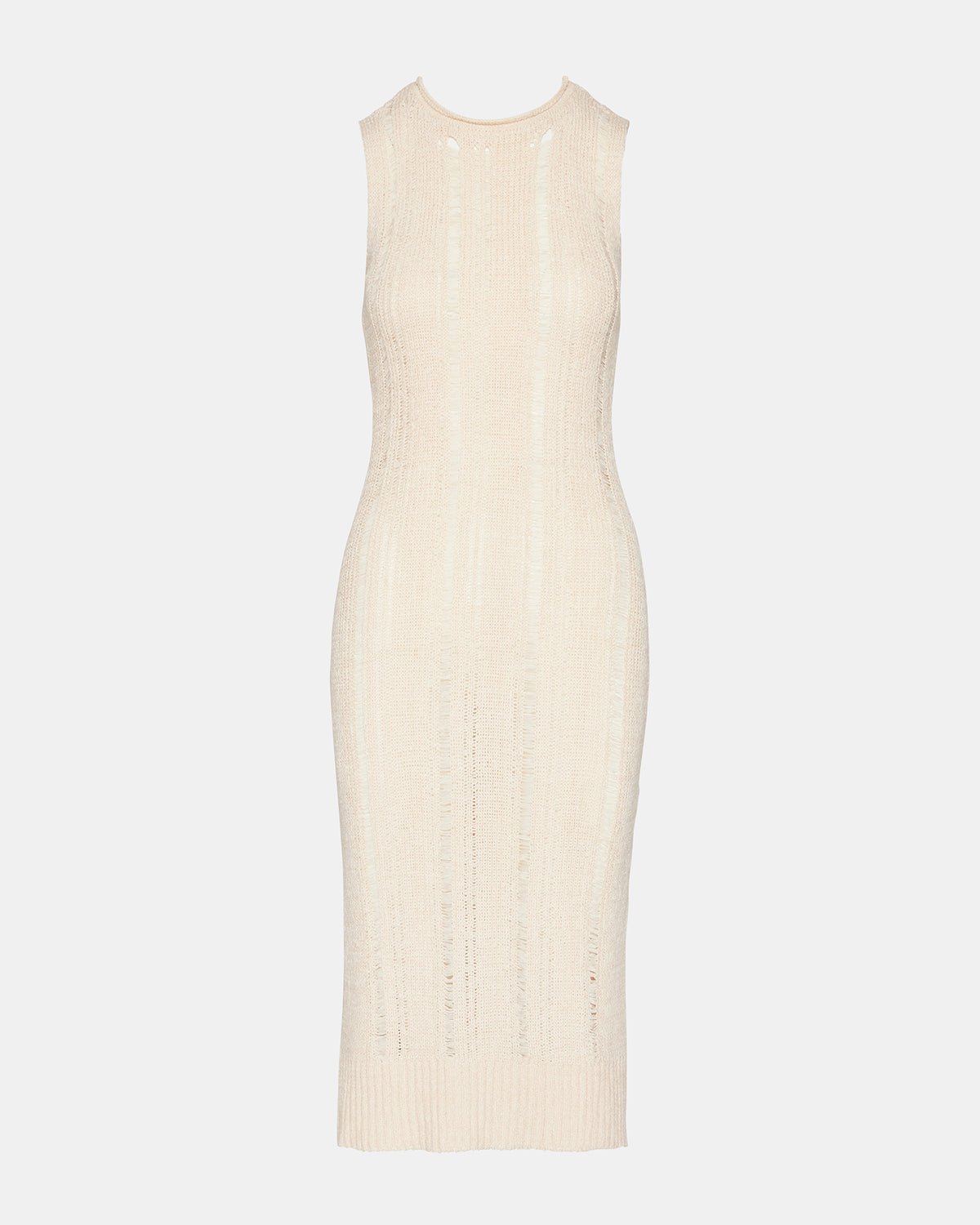 AMIRAH Sweater Dress Beige | Women's Knit Bodycon Dresses | Steve Madden Signature