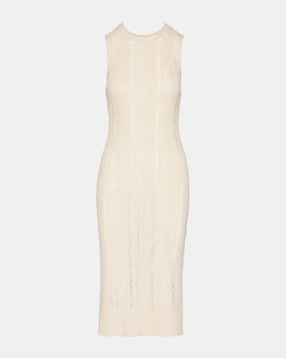 AMIRAH Sweater Dress Beige | Women's Knit Bodycon Dresses | Steve Madden Signature