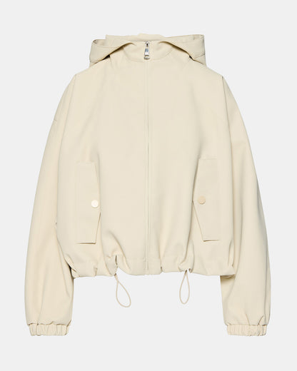 LUMI Bone Women's Faux Leather Hooded Jacket | Steve Madden Hot Sale