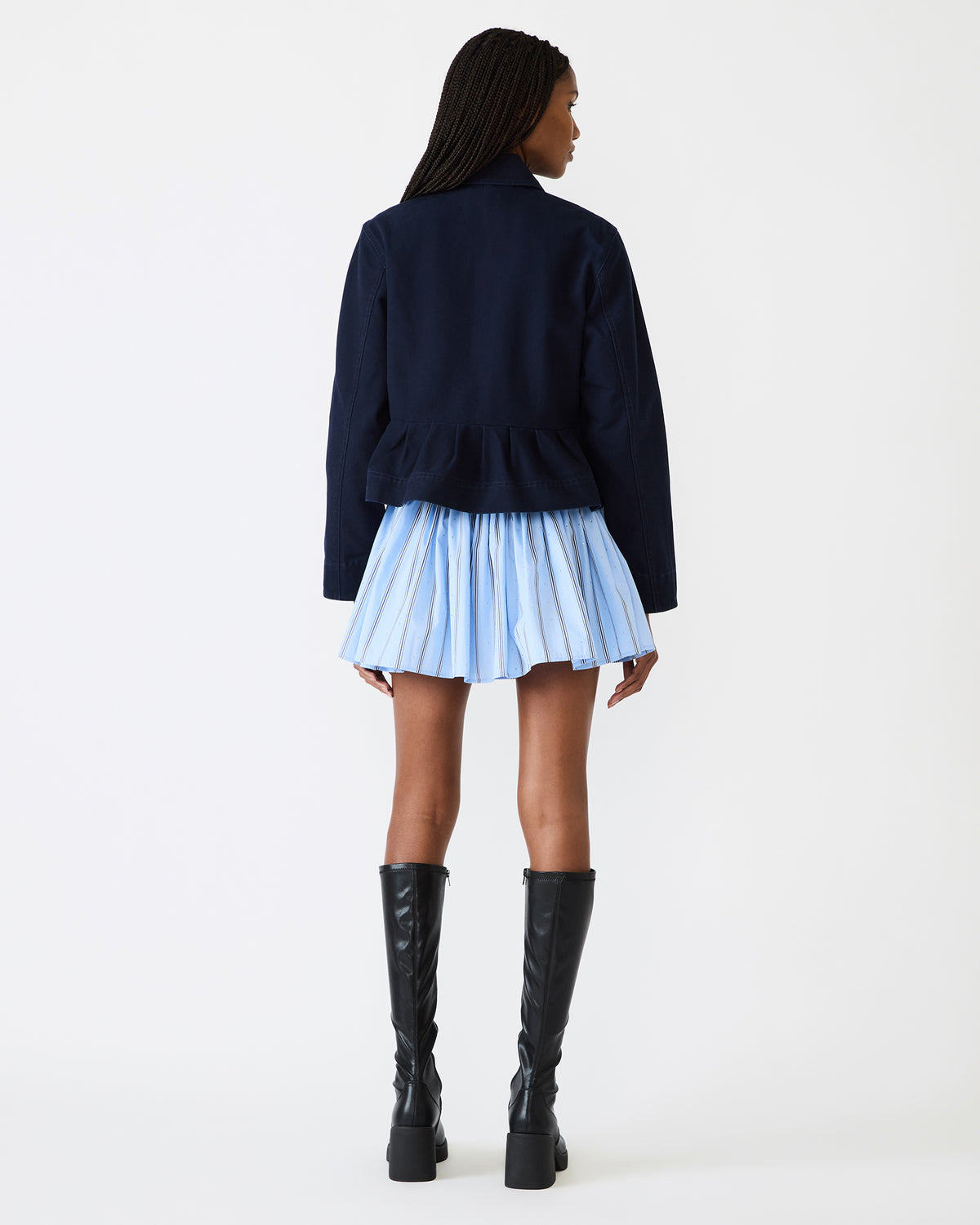 SLOAN Midnight Sky Long-Sleeved Zip-Up Women's Jacket | Steve Madden Special Offer